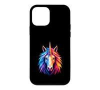 Custodia per iPhone 12 mini Amante dell'unicorno geometrico colorato