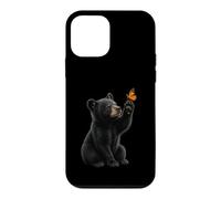 Custodia per iPhone 12 mini American Black Bear Cucciolo Farfalla Wildlife Nature