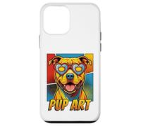 Custodia per iPhone 12 mini American Pit Bull Terrier Pop Art Retro Comic Style