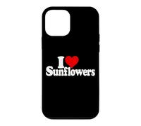 Custodia per iPhone 12 mini AMO I GIRASOLI A CUORE