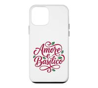 Custodia per iPhone 12 mini Amore e Basilico Italian Love Basilico Food Lover