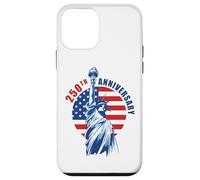 Custodia per iPhone 12 mini An Amazing 250 Years 1776-2026 Birthday American (White)