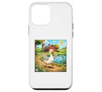 Custodia per iPhone 12 mini Anatra Happy Farm