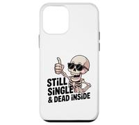 Custodia per iPhone 12 mini Ancora single & Dead Inside Skeleton Sarcasm Funny Anti Love