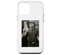 Custodia per iPhone 12 mini Angus Young ACDC Thunderstruck chitarrista di Dick Barnatt