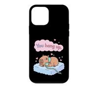 Custodia per iPhone 12 mini Appendi Capybara Coppia divertente Love Valentine Meme