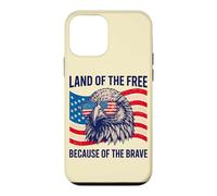 Custodia per iPhone 12 mini Aquila Patriottica: Terra dei Libero e dei Coraggiosi