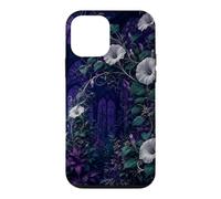 Custodia per iPhone 12 mini Arco Moonflower nel giardino di mezzanotte