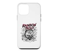 Custodia per iPhone 12 mini Arcobaleno Trota Brutale Forza Pesca a Mosca