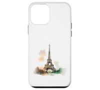 Custodia per iPhone 12 mini Arte della torre di ferro francese di riferimento parigino vintage