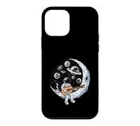 Custodia per iPhone 12 mini Astronauta che suona la chitarra sulla luna