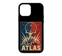 Custodia per iPhone 12 mini Atlante cosmico Titano greco Holding Stars Sky
