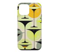 Custodia per iPhone 12 mini Atomic - Martini ispirati agli anni Cinquanta, colore: grigio, lime, crema