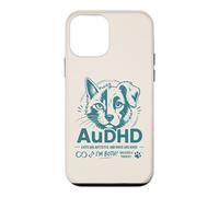 Custodia per iPhone 12 mini AuDHD Autismo E ADHD Cane Gatto Amanti Degli Animali Divertente