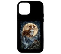 Custodia per iPhone 12 mini Aussi con luna - Pastore Australiano