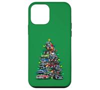 Custodia per iPhone 12 mini Auto Madness Albero di Natale! Classic Muscle Cars e Hotrods