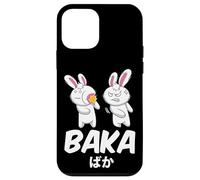 Custodia per iPhone 12 mini Baka Anime Coniglio Schiaffeggiando un altro Coniglio