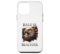 Custodia per iPhone 12 mini Bald is Beautiful 4th of July Independence Day Eagle