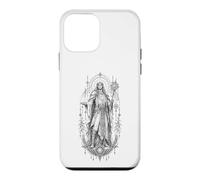 Custodia per iPhone 12 mini Baldr Norse Dio della Luce Sacra Rune Mitologia Opera D'arte