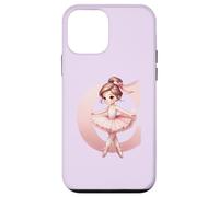 Custodia per iPhone 12 mini Ballerina Ragazza Danza Nome Prima Lettera C Ragazza Tutu Ballet