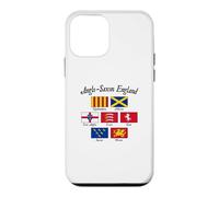 Custodia per iPhone 12 mini Bandiera anglosassone regni d'Inghilterra scritta nera