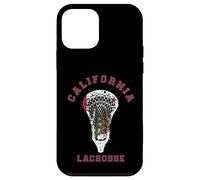 Custodia per iPhone 12 mini Bandiera della California Lacrosse Giocatore Cali Lax Team Sport Gear