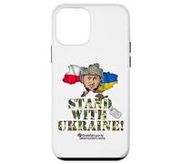 Custodia per iPhone 12 mini Bandiera della Polonia Selenskyj cane Stand with Ucraina