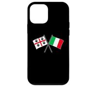 Custodia per iPhone 12 mini Bandiera della Sardegna Italia attraversata design orgoglio sardo italiano