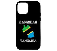 Custodia per iPhone 12 mini Bandiera della Tanzania Distressed Zanzibar Pride