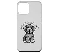Custodia per iPhone 12 mini Barktastic Adventures Await, simpatico cucciolo di cane, cartone animato