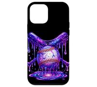 Custodia per iPhone 12 mini Baseball Drip Bats Galaxy Melting Ragazzi Sport Dripping