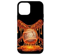 Custodia per iPhone 12 mini Baseball Drip Bats Lava Scioglimento Ragazzi Sport Dripping