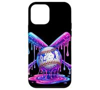 Custodia per iPhone 12 mini Baseball Drip Bats Paint Melting Ragazzi Sport Dripping