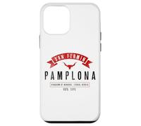 Custodia per iPhone 12 mini Basque: Pamplona Shirt/San Fermin