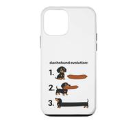 Custodia per iPhone 12 mini Bassotto Evolution Funny Wiener Dog
