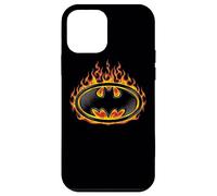 Custodia per iPhone 12 mini Batman Bat Flames Shield