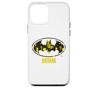 Custodia per iPhone 12 mini Batman Logo Giallo Silhouette Edition Comic