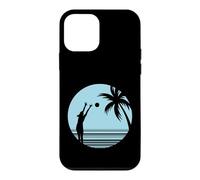 Custodia per iPhone 12 mini Beachvolley sulla sabbia sotto le palme