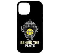Custodia per iPhone 12 mini Behind The Plate Softball Catcher Fastpitch Infield Catcher