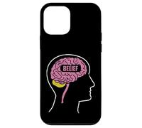 Custodia per iPhone 12 mini Belief Brain Power, progettazione del pensiero