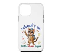 Custodia per iPhone 12 mini Bengala Cat Back School Vibes Scuole In Let The Chaos Begin