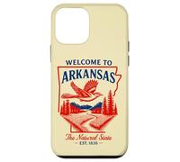 Custodia per iPhone 12 mini Benvenuti in Arkansas Design Vintage per Amanti della Natura
