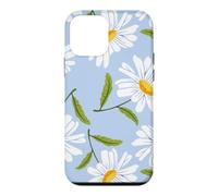 Custodia per iPhone 12 mini Bianco Daisy Floral Pattern Primavera Fiore Giardino