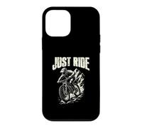 Custodia per iPhone 12 mini Bicicletta Ciclista Biker Just Ride Distressed Mountain Bike