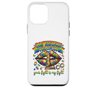 Custodia per iPhone 12 mini Big Sisters Fight Too Autism Awareness Puzzle Labbra