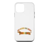 Custodia per iPhone 12 mini Big Wiener Dog Energy Retro Bassotto