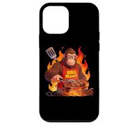 Custodia per iPhone 12 mini Bigfoot Cooking Grill BBQ Funny Gift Bigfoot