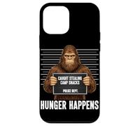 Custodia per iPhone 12 mini Bigfoot Mugshot sorpreso a rubare snack da campo La fame accade