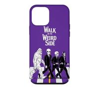 Custodia per iPhone 12 mini Bigfoot - Scheletro alieno che attraversa la strada Strano Halloween