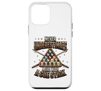 Custodia per iPhone 12 mini Biliardo Pool Player Girl Stecca da biliardo
